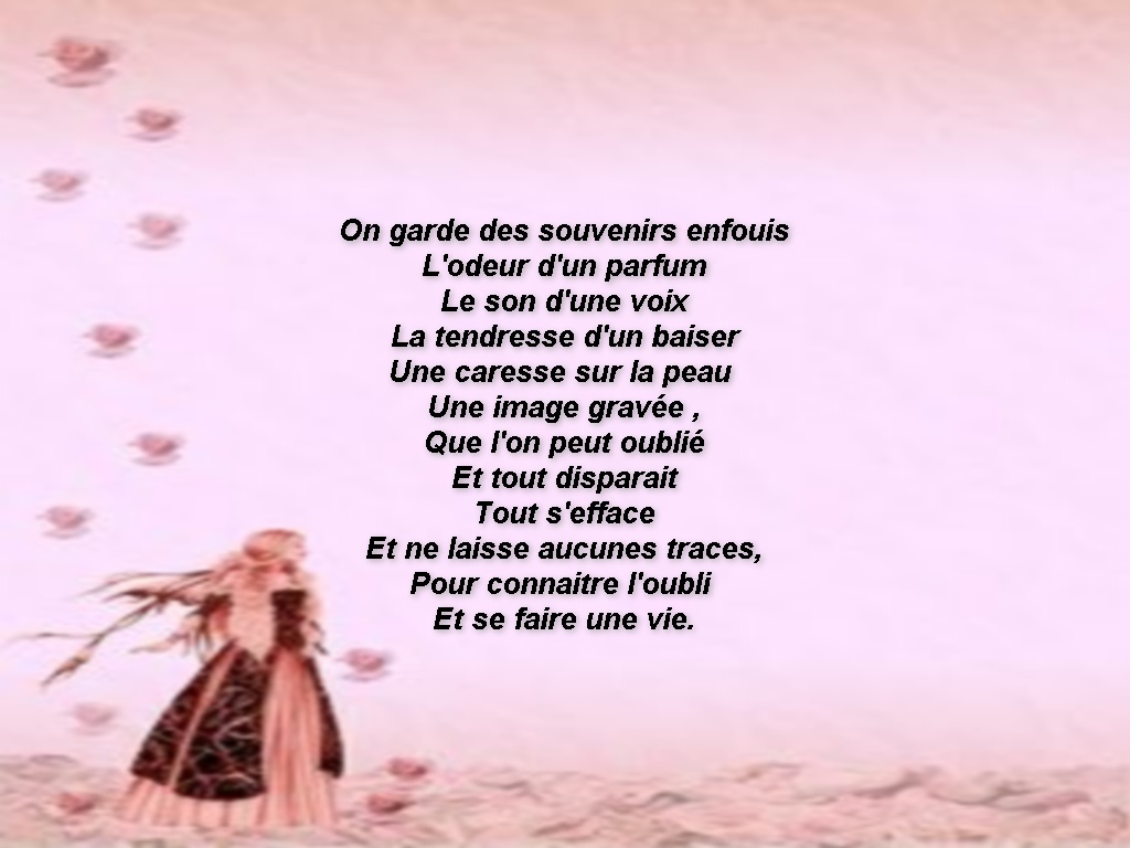 pensé #poeme Je vais t'oublier